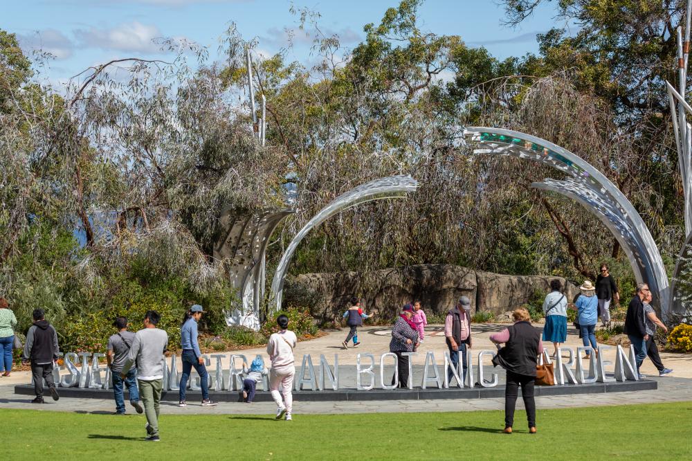 WA Botanic Garden entrance