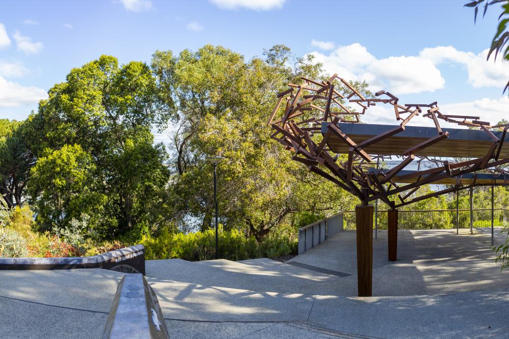 Botanic Terraces and Pavilion is a cascading venue nestled in the WA Botanic Garden