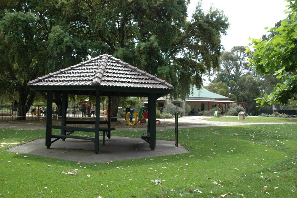 Cork Oak Gazebo is a small shelter in Poolgarla Family area.