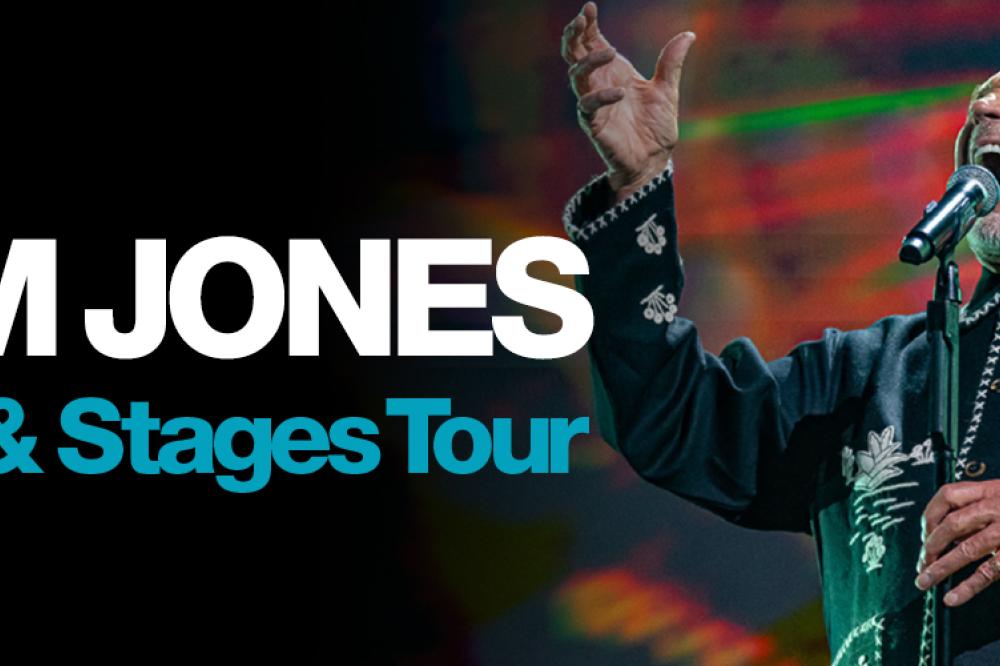 Tom Jones concert poster.