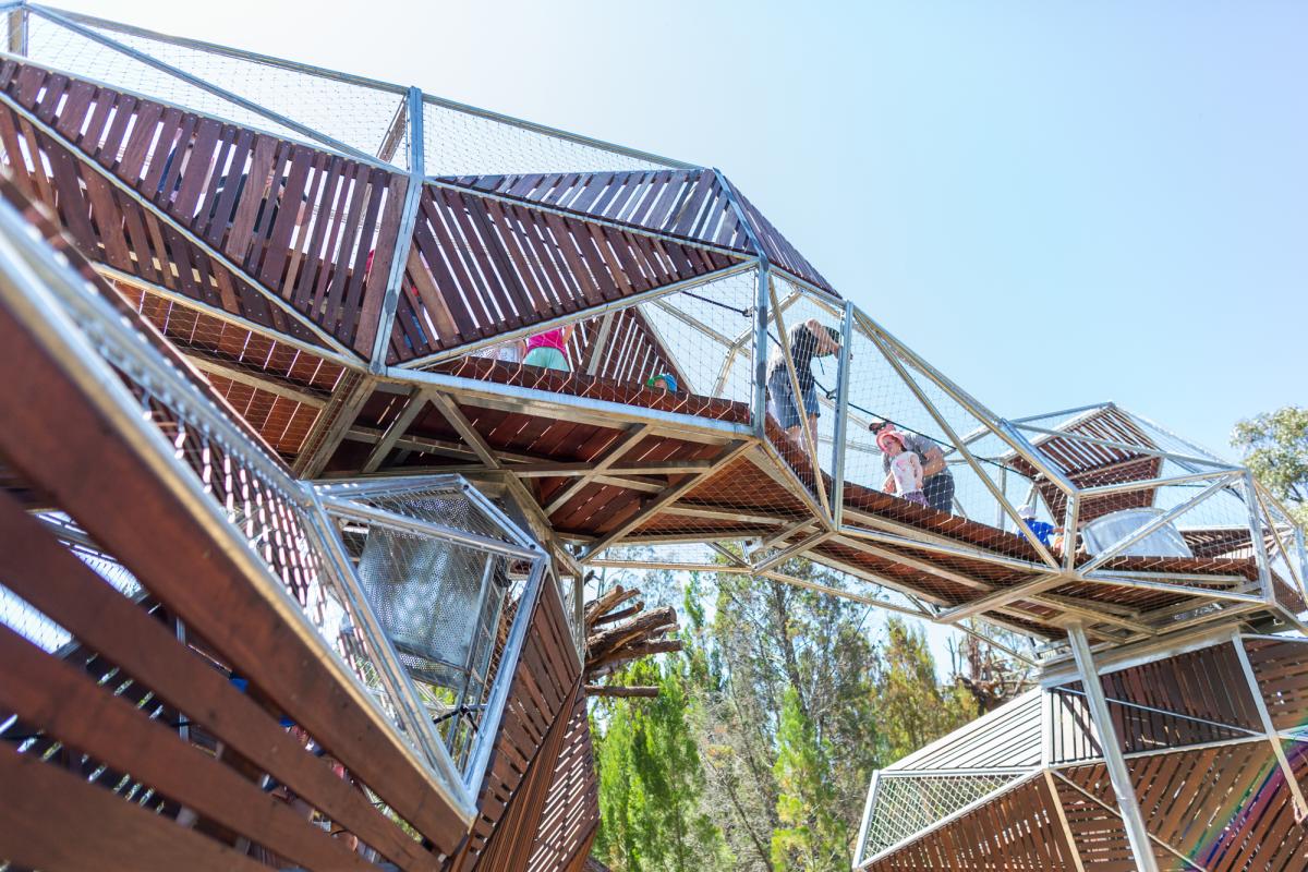 View of the 'Python' play structure.