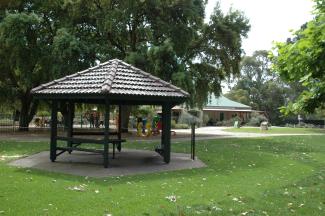 Cork Oak Gazebo is a small shelter in Poolgarla Family area.