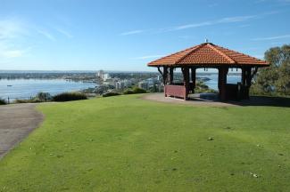 Jarrah Pavilion is located near the State War Memorial and overlooks the Swan River.