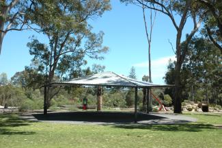 Kulbardi Pavilion previously known as Variety Pavilion is a large shelter at Saw Avenue Picnic Area.