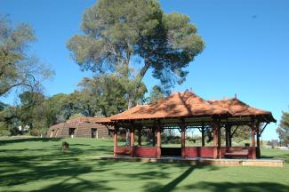 Old Tea Pavilion is located on Fraser Ave and boasts views of Perth city.