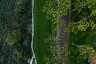 Aerial view of Fraser Avenue.