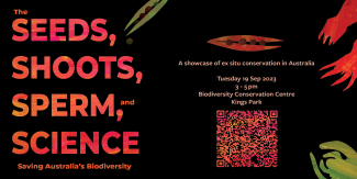 Poster for science webinar