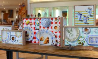 Art pieces displayed in Aspects of Kings Park.