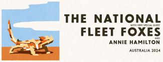 Poster for The National & Fleet Foxes
