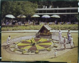 Kings Park floral clock and tearooms 1963