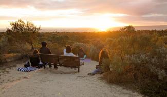 Sunset in Bold Park