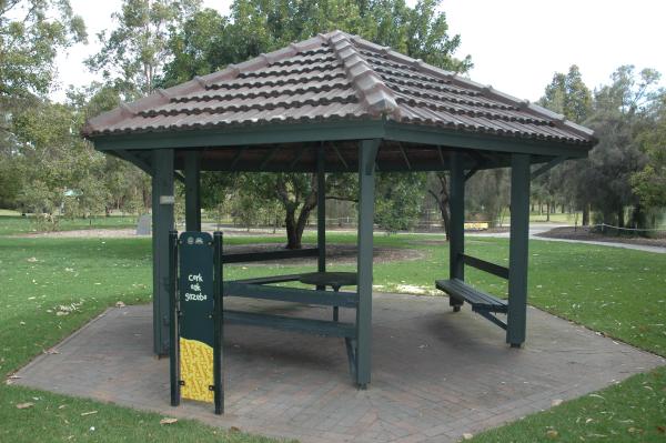 Cork Oak Gazebo is a small shelter in Poolgarla Family Area