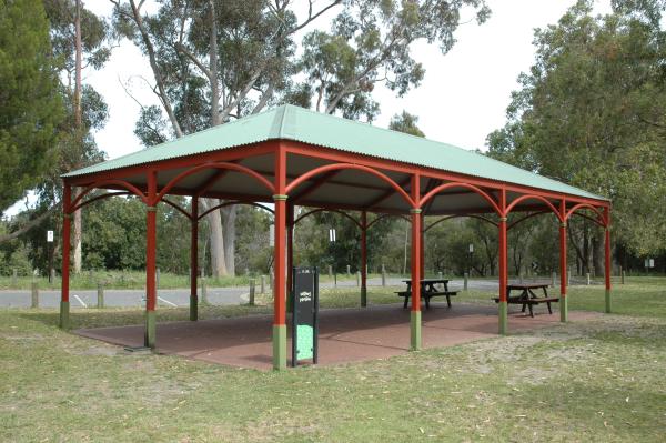 Willong Pavilion is the largest shelter in Poolgarla Family Area.